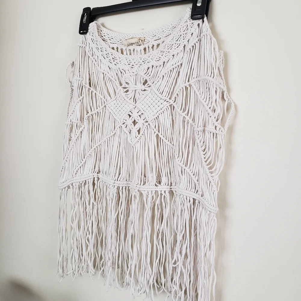 Denim & supply macromae with fringe top. Sz XS